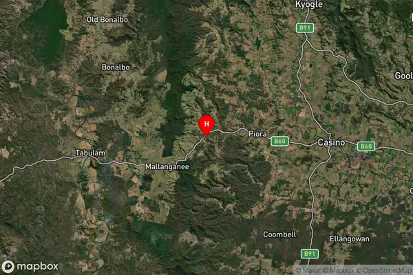 Mummulgum,New South Wales Satellite Map