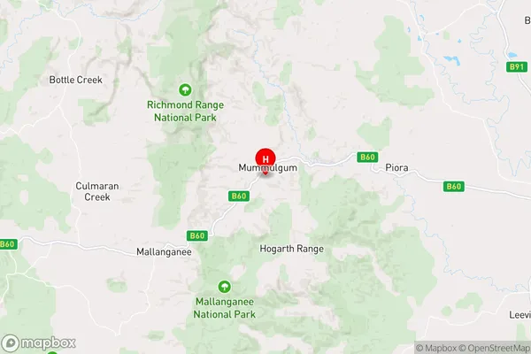 Mummulgum,New South Wales Area Map