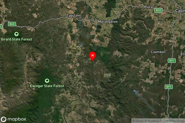 Pikapene,New South Wales Satellite Map