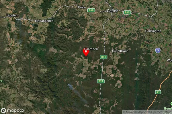 Rappville,New South Wales Satellite Map