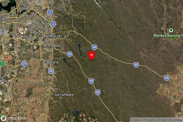Ashendon,Western Australia Satellite Map