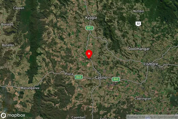 Fairy Hill,New South Wales Satellite Map