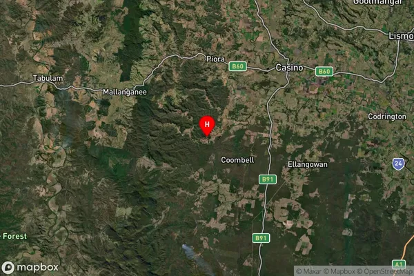 Mongogarie,New South Wales Satellite Map