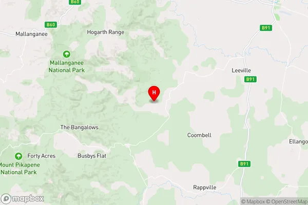 Mongogarie,New South Wales Area Map