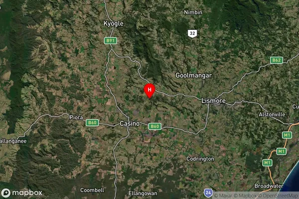 Naughtons Gap,New South Wales Satellite Map