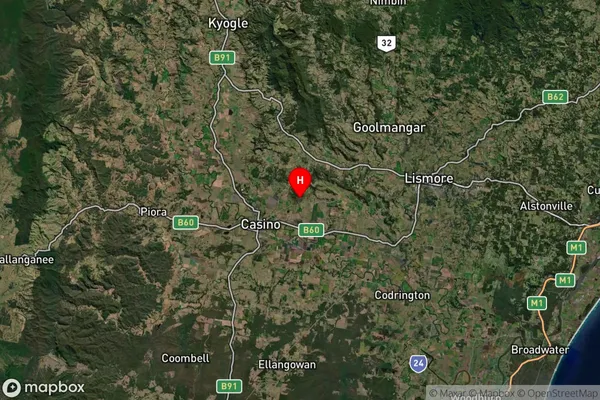 Spring Grove,New South Wales Satellite Map