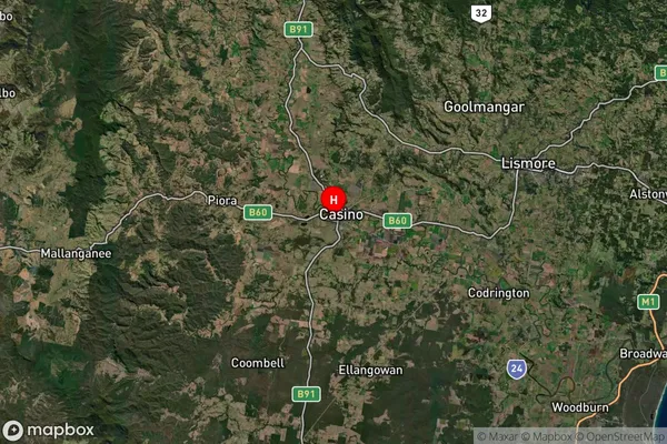 Wooroowoolgan,New South Wales Satellite Map