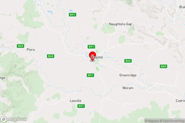 Wooroowoolgan,New South Wales Area Map