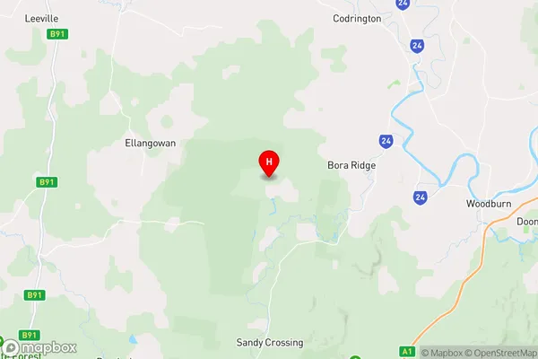 Bora Ridge,New South Wales Area Map