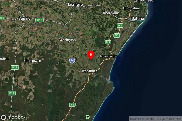 Buckendoon,New South Wales Satellite Map