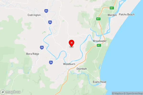 Buckendoon,New South Wales Area Map