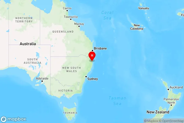 Lowanna,New South Wales Region Map