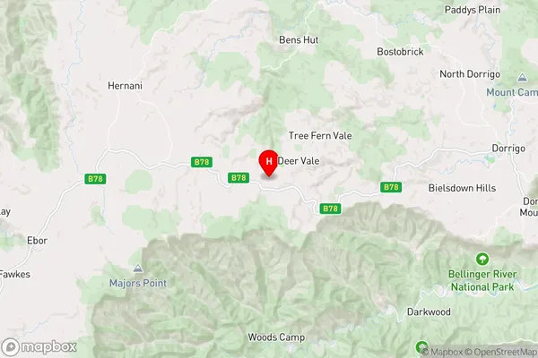 Deer Vale,New South Wales Area Map