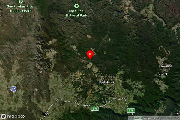 Dundurrabin,New South Wales Satellite Map