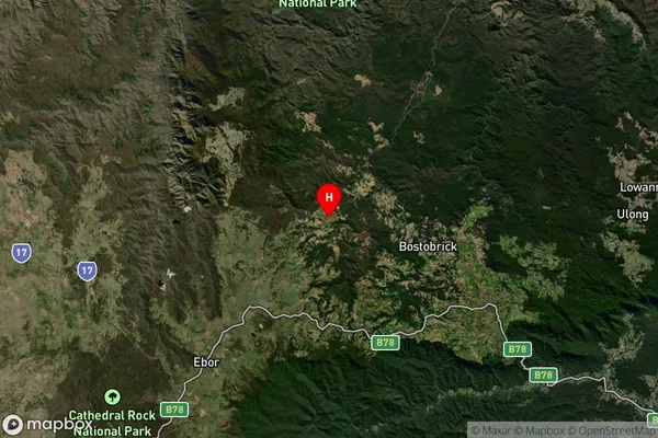 Tyringham,New South Wales Satellite Map