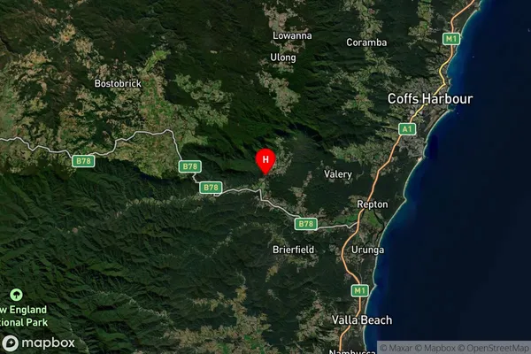 Gordonville,New South Wales Satellite Map