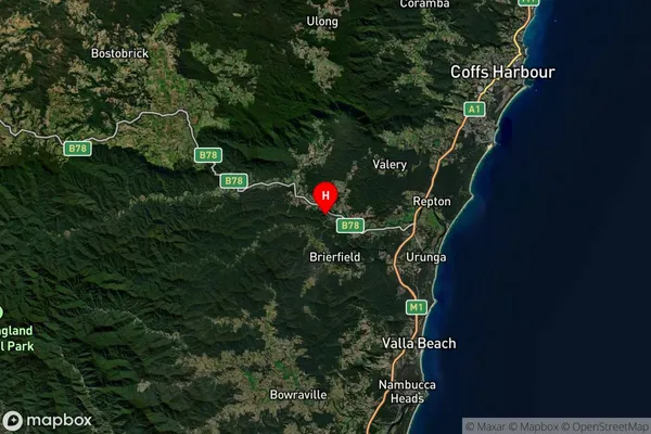 Scotchman,New South Wales Satellite Map