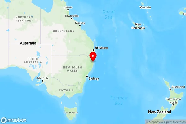 Scotchman,New South Wales Region Map