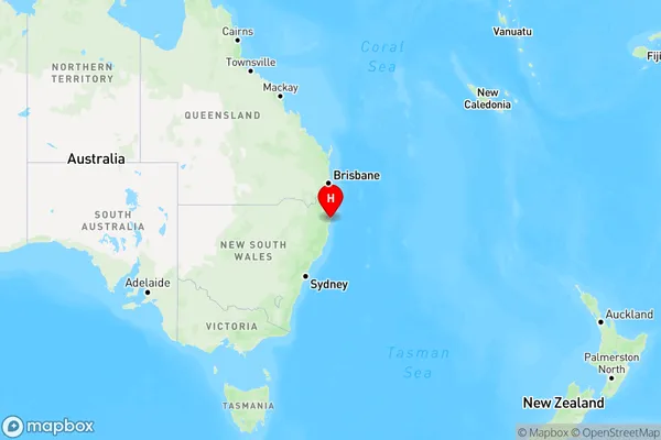 Arrawarra,New South Wales Region Map