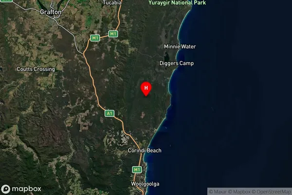 Barcoongere,New South Wales Satellite Map