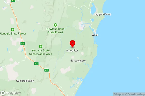 Barcoongere,New South Wales Area Map