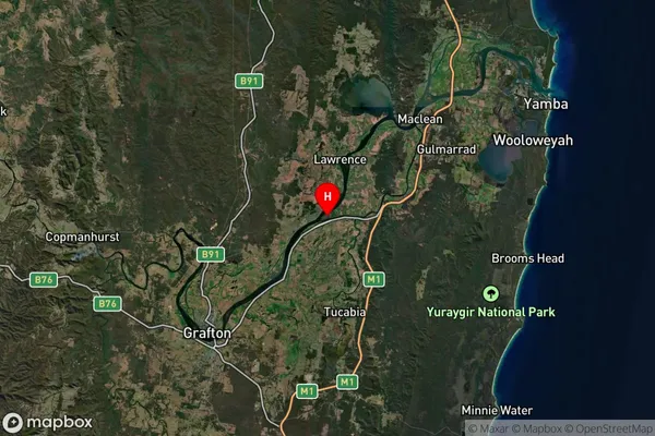 Brushgrove,New South Wales Satellite Map