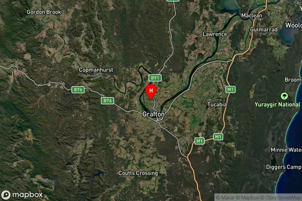 Carrs Creek,New South Wales Satellite Map