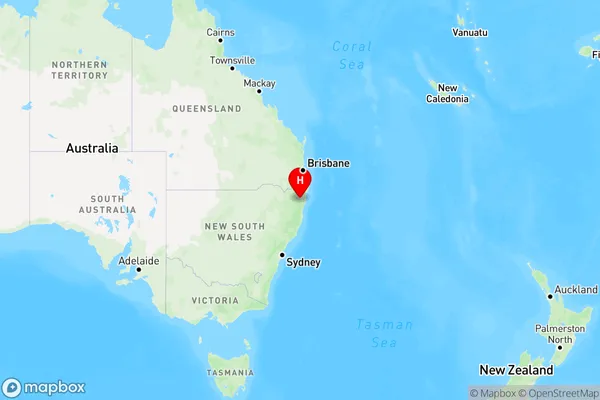 Chambigne,New South Wales Region Map