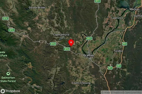 Eatonsville,New South Wales Satellite Map