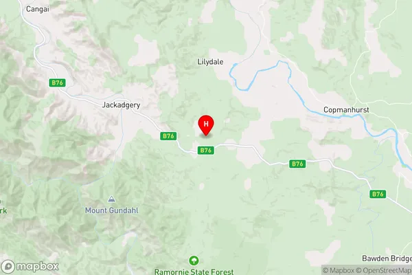 Jackadgery,New South Wales Area Map