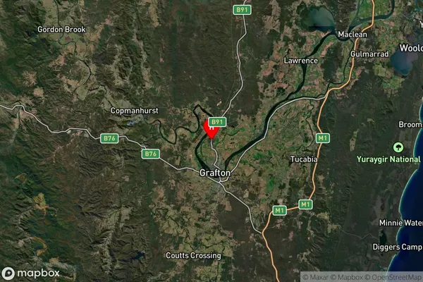 Junction Hill,New South Wales Satellite Map