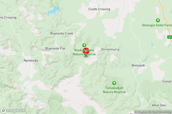 Kangaroo Creek,New South Wales Area Map