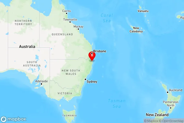 Lower Southgate,New South Wales Region Map