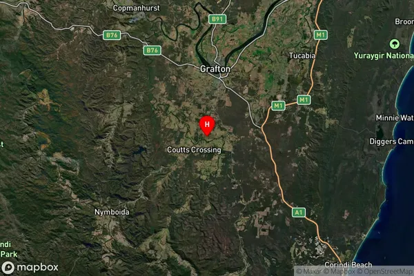 Mcphersons Crossing,New South Wales Satellite Map