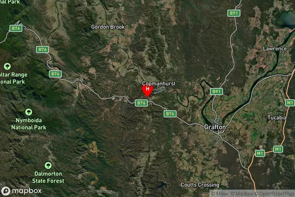 Ramornie,New South Wales Satellite Map