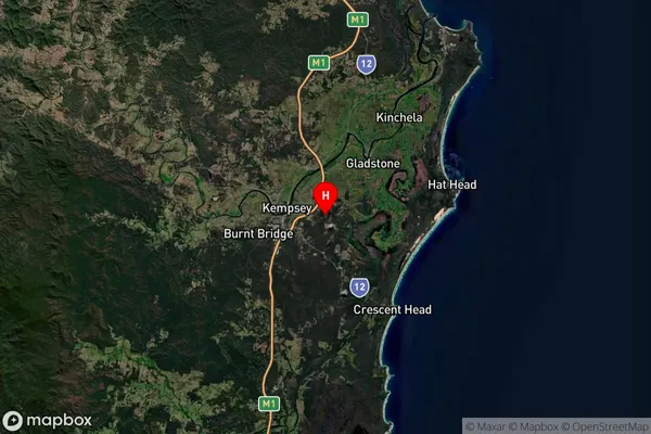 Verges Creek,New South Wales Satellite Map