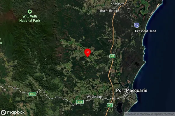 Ballengarra,New South Wales Satellite Map