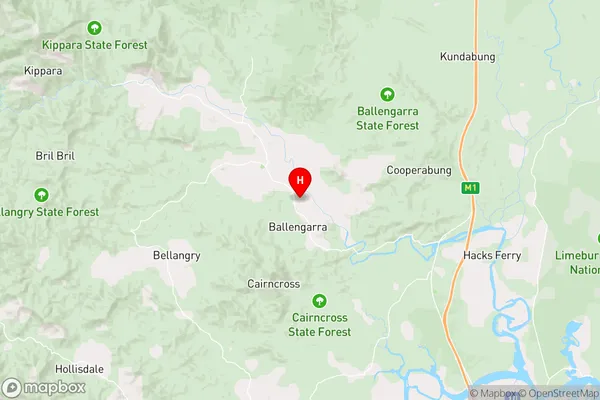 Ballengarra,New South Wales Area Map