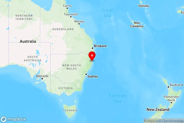 Browns Crossing,New South Wales Region Map