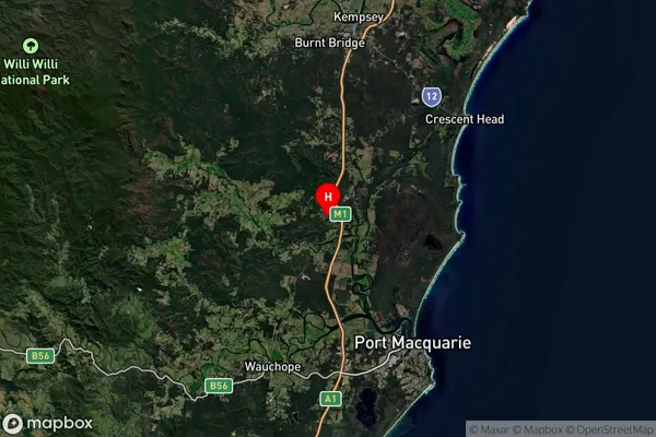 Cooperabung,New South Wales Satellite Map