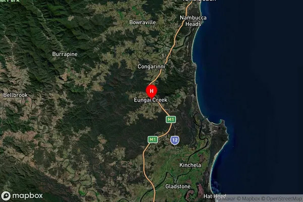 Eungai Creek,New South Wales Satellite Map