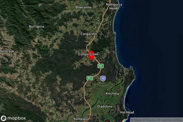 Eungai Rail,New South Wales Satellite Map