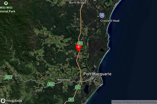 Hacks Ferry,New South Wales Satellite Map