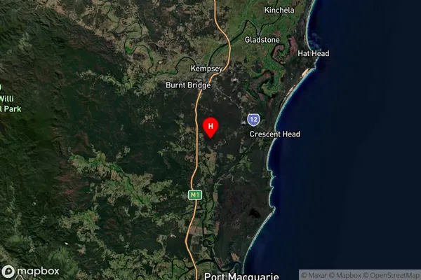 Kundabung,New South Wales Satellite Map