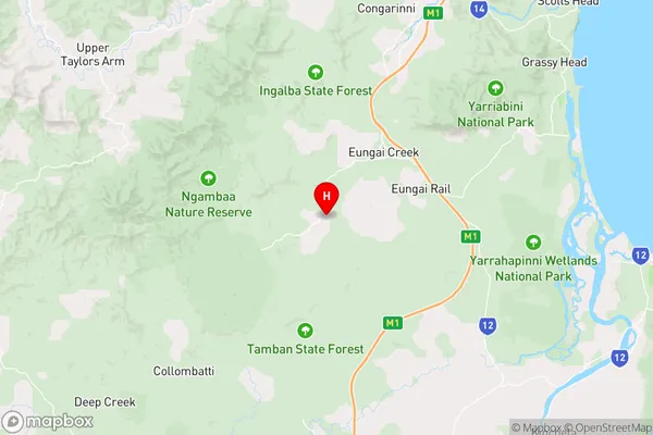 Tamban,New South Wales Area Map