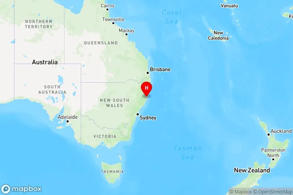 Telegraph Point,New South Wales Region Map