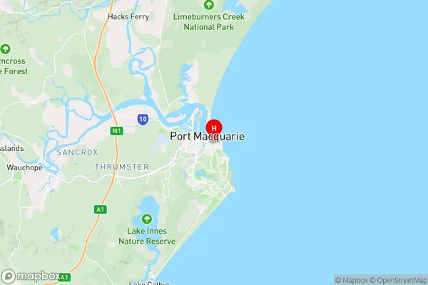 Mid North Coast Msc,New South Wales Area Map