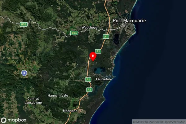 Bobs Creek,New South Wales Satellite Map