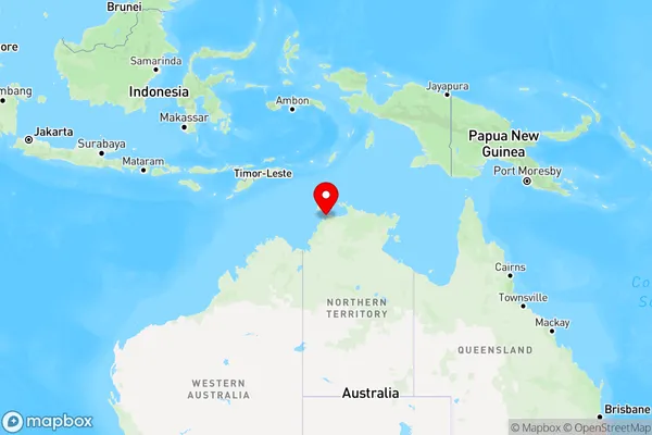 Lyons,Northern Territory Region Map