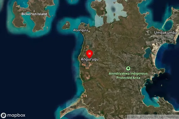 Angurugu,Northern Territory Satellite Map